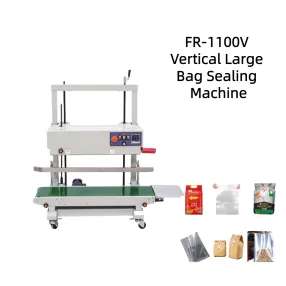 Vertical contact sealing machine FR-1100V vertical PE bag sealing and heat-sealing packaging machine